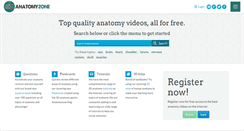 Desktop Screenshot of anatomyzone.com